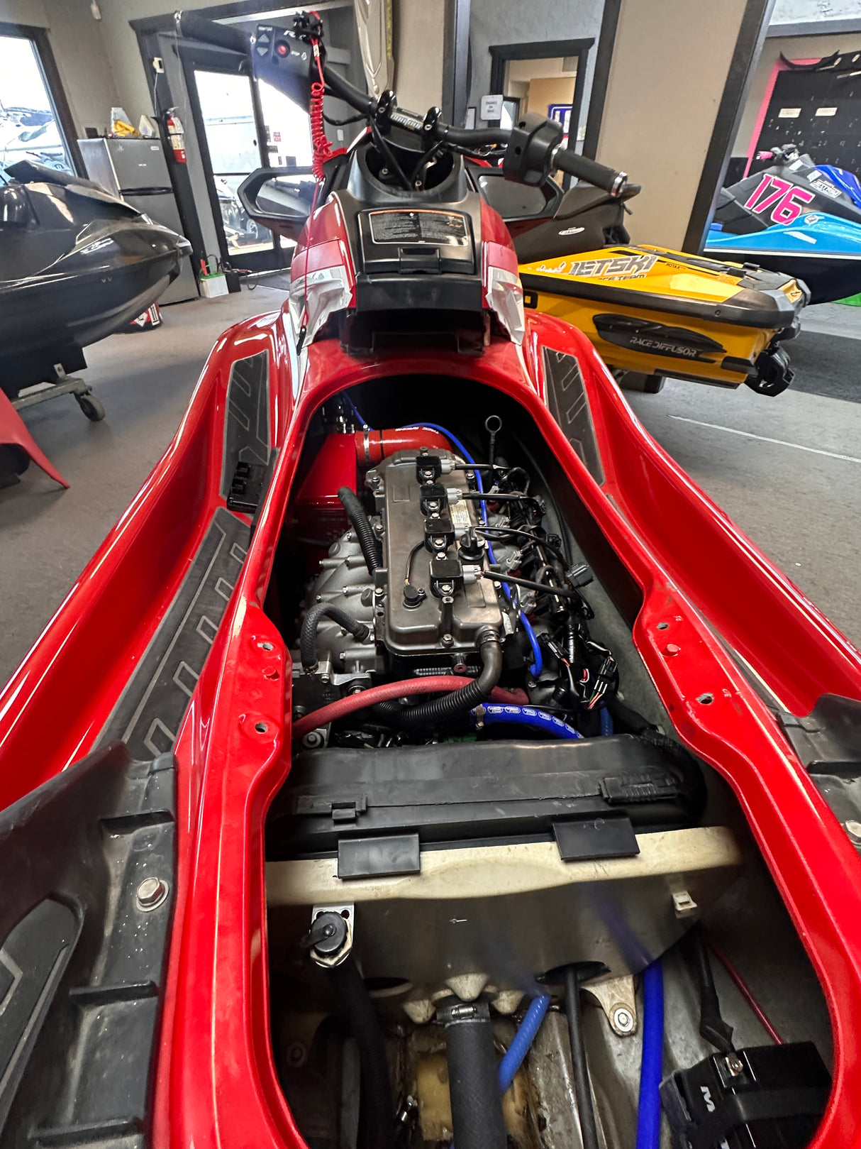Selling a Low hours 1️⃣ owner 2018 Yamaha GP1800R . This is a Super Stock professional Build. This Ski is set up for buoy Course Racing. Pre-Owned Jet Ski - MIAMI JET SKI MOTORSPORTS