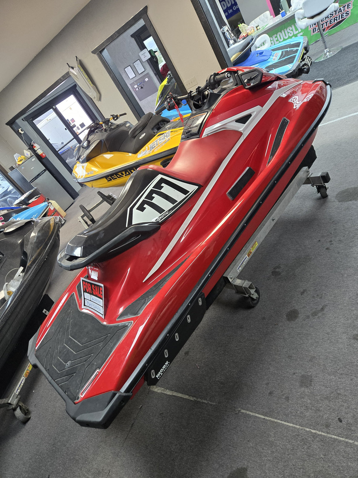 Selling a Low hours 1️⃣ owner 2018 Yamaha GP1800R . This is a Super Stock professional Build. This Ski is set up for buoy Course Racing. Pre-Owned Jet Ski - MIAMI JET SKI MOTORSPORTS
