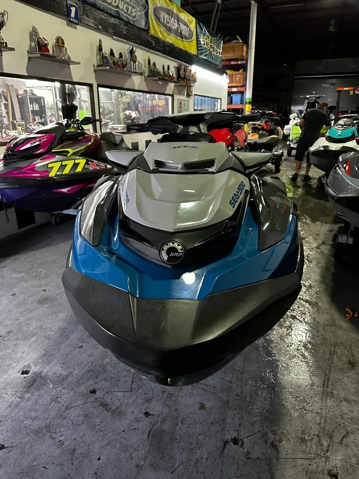 2020 Sea Doo GTX 230-Supercharged – 73 Hrs | Reverse | Pre-Owned Jet Ski Sound System -fresh maintenance, 3rd person seat - MIAMI JET SKI MOTORSPORTS