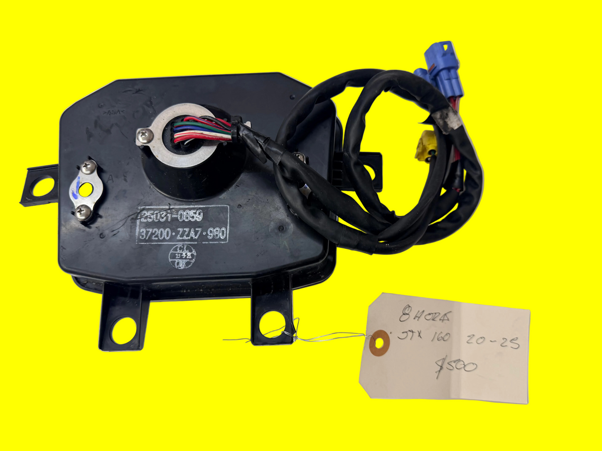 OEM Kawasaki Jet Ski gauge meter assembly by MIAMIJETSKIMOTORSPORTS, showing the instrument cluster and electrical parts.