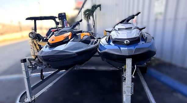 2022 Sea Doo GTI 170 HP & 2020 Sea Doo GTX 230 w/ Double Aluminum Trailer - MIAMI JET SKI MOTORSPORTS
