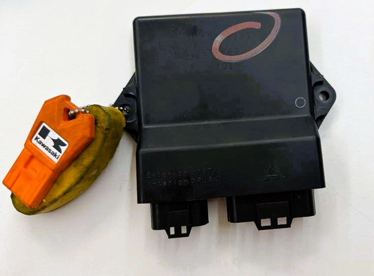 Kawasaki 250 Jet Ski CDI ignition module by MIAMIJETSKIMOTORSPORTS, showing the electrical component with part number 21119-3705.