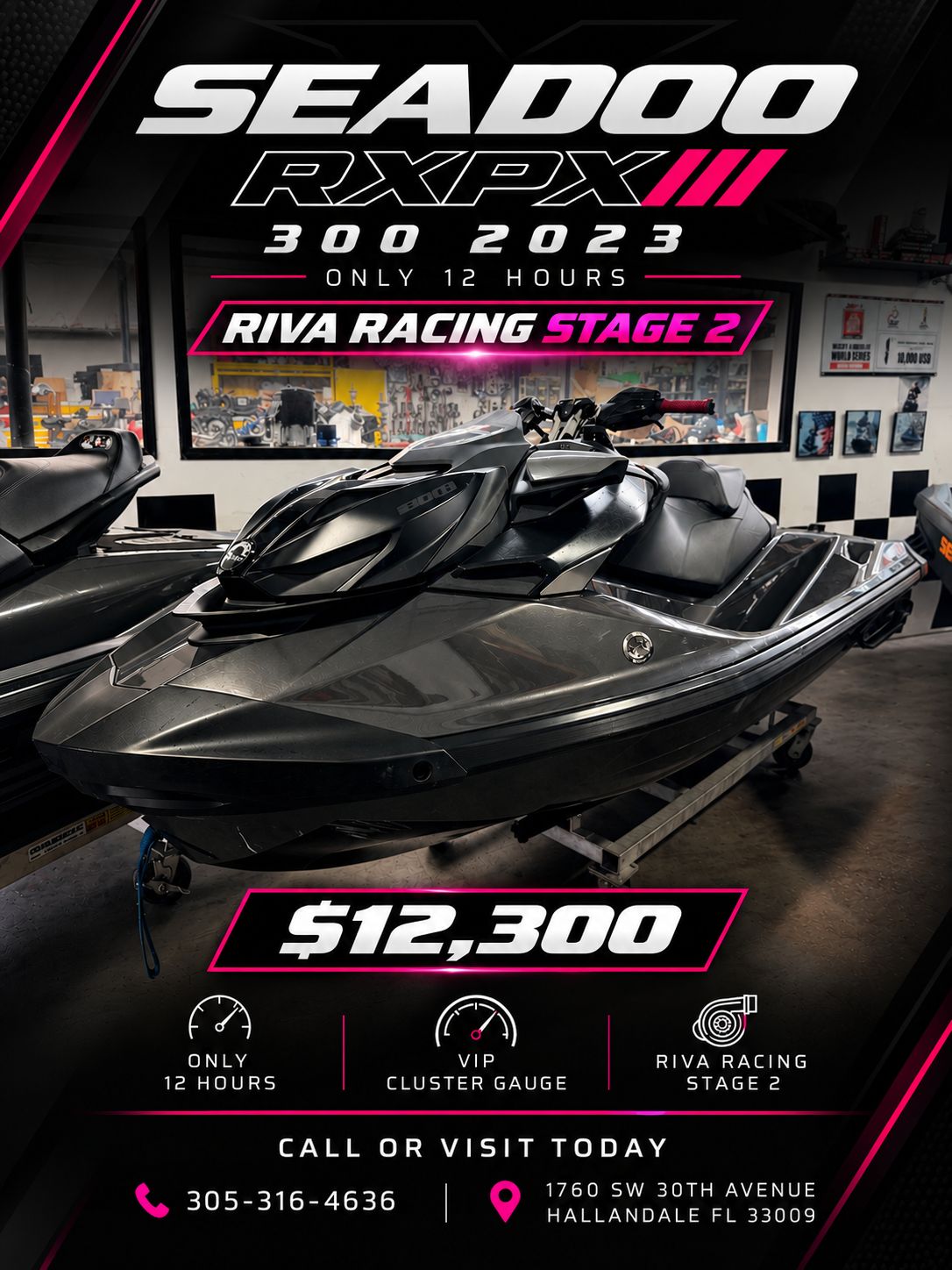 2023 Sea-Doo RXP-X 300 Jet Ski | RIVA Racing Stage II | 12 Hours