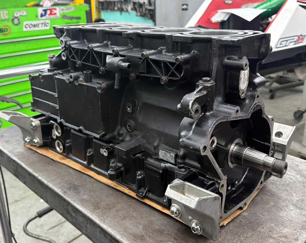 Remanufactured Yamaha 1.8L SHO short block engine with new crankshaft, pistons, bearings, 1mm overbore, by MIAMIJETSKIMOTORSPORTS.