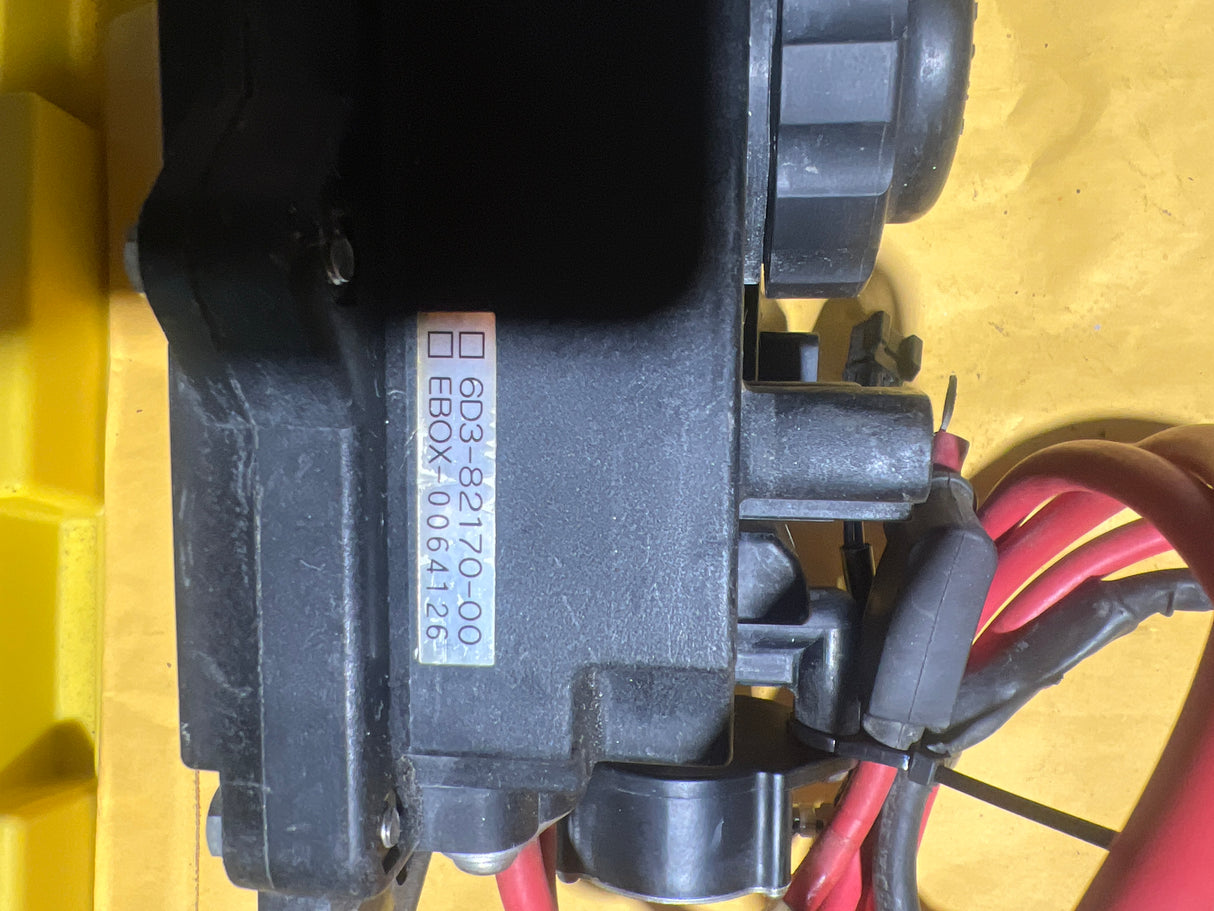 Yamaha E-Box electrical parts by MIAMIJETSKIMOTORSPORTS, fuse and relay box with connectors and mounting points visible.
