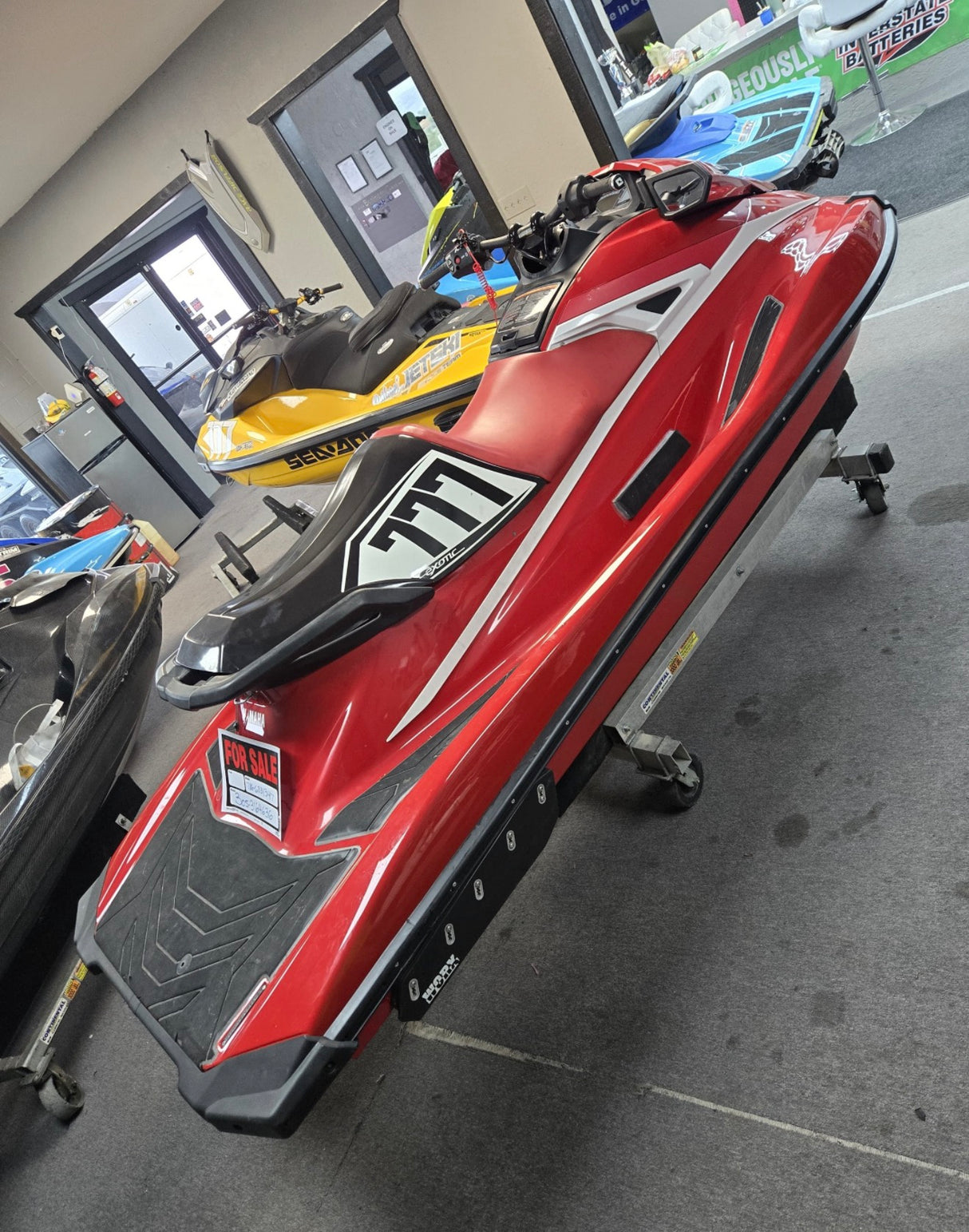 Selling a Low hours 1️⃣ owner 2018 Yamaha GP1800R . This is a Super Stock professional Build. This Ski is set up for buoy Course Racing. Pre-Owned Jet Ski - MIAMI JET SKI MOTORSPORTS 