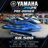 2025 Yamaha VX - 1100cc Engine 110Hp - 4Stroke - waverunner Used Jet Ski