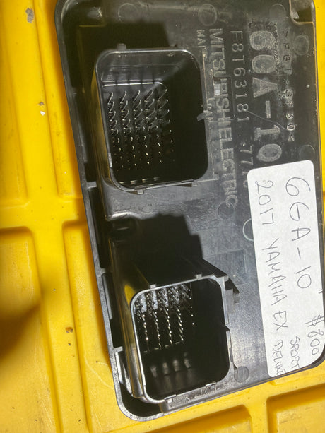 Yamaha OEM ECU control unit for motorcycle, electrical parts by MIAMIJETSKIMOTORSPORTS, with part number 6GA-8591A-10-00.