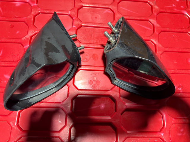 Pair of used Yamaha VX / V1 side mirrors, OEM jet ski parts, showing mirror glass and mounting brackets for Yamaha watercraft.
