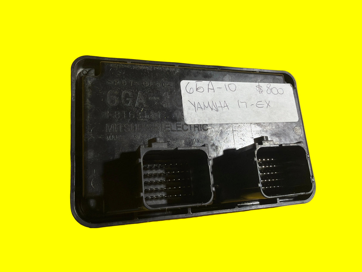 Used Yamaha Ex ECU CDI unit 6GA-10 electrical part from MIAMIJETSKIMOTORSPORTS, shown in the image.
