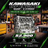 Remanufactured Kawasaki 15F Engine – Core Exchange Unit Fits STX-15F / STX 160HP / SXR / Ultra / LX