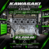 Kawasaki Ultra 250 Remanufactured Engine – Long Block (Core Exchange Program)