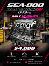 Complete Sea-Doo 300 Engine (1603cc) – Only 18 Hours | Ready to Install