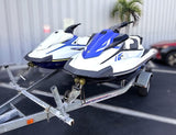 Set of Two Jet Skis & Trailer: 2015 & 2018 Yamaha VX 110 HP with Double Aluminum Trailer - MIAMI JET SKI MOTORSPORTS 