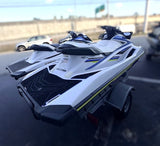Set of Two Jet Skis & Trailer: 2015 & 2018 Yamaha VX 110 HP with Double Aluminum Trailer - MIAMI JET SKI MOTORSPORTS 