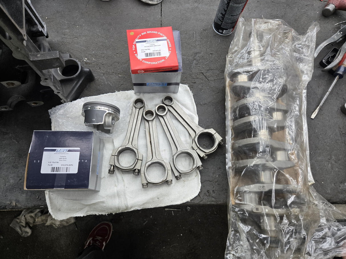 Yamaha SHO 1.8L 1800 Short Block — Performance Build (Remanufactured) - MIAMI JET SKI MOTORSPORTS 