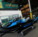 Pre-owned 2019 Sea Doo RXT 230 jet ski with supercharged engine and 90 hours, featured by Miami Jet Ski Motorsports