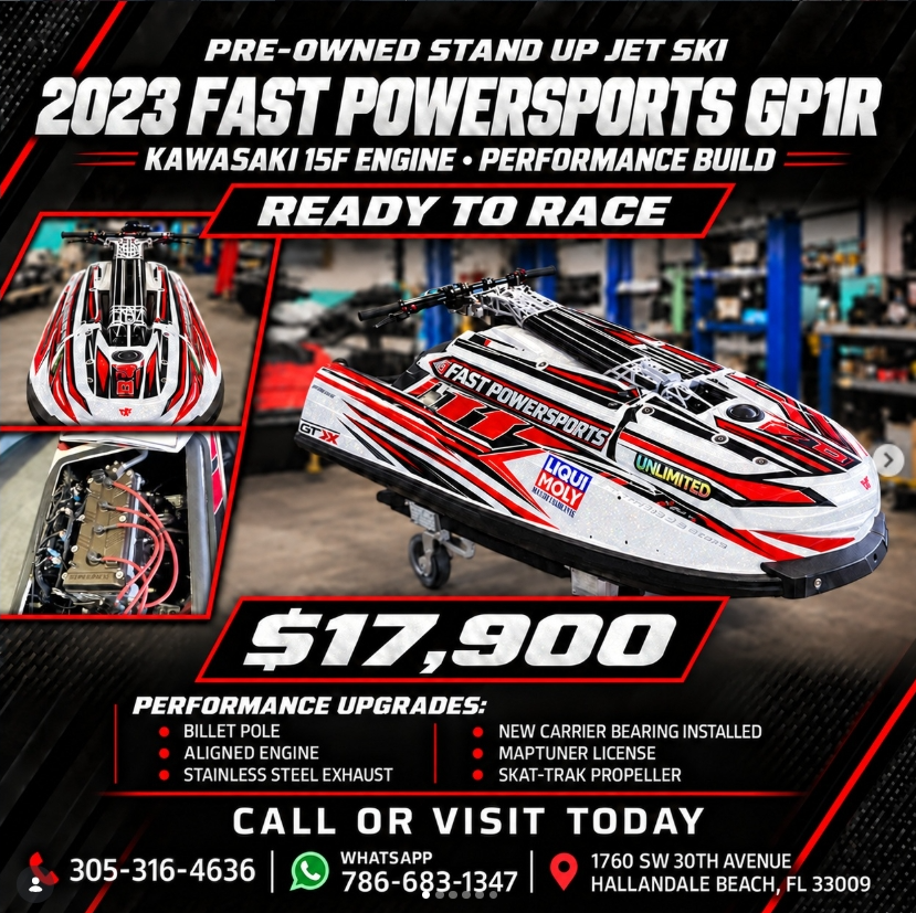 2023 Fast Powersports GP1R Jet Ski