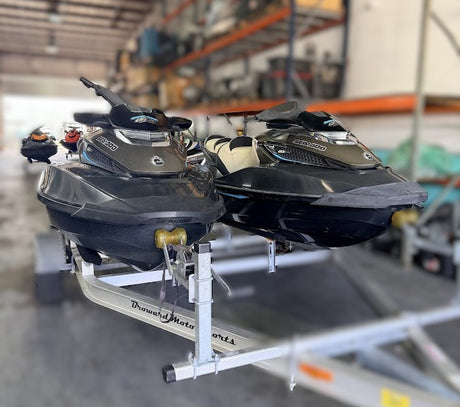 2015 & 2016 Sea Doo GTX Limited 260 Supercharged Pair with Double Aluminum Trailer - MIAMI JET SKI MOTORSPORTS 