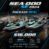 SET OF TWO - 2024 Sea-Doo GTI SE 170 HP - Pre-Owned | Sound System | 82 & 86 Hours