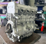 Remanufactured Yamaha 1100 cc 4-stroke engine long block unit by MIAMIJETSKIMOTORSPORTS, shown in the image.
